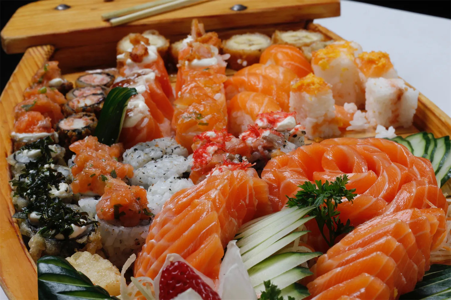 Sushi Boat at Sushi Yama, Japanese Restaurant in Uniontown